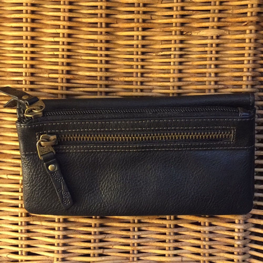 Black Fossil Wallet